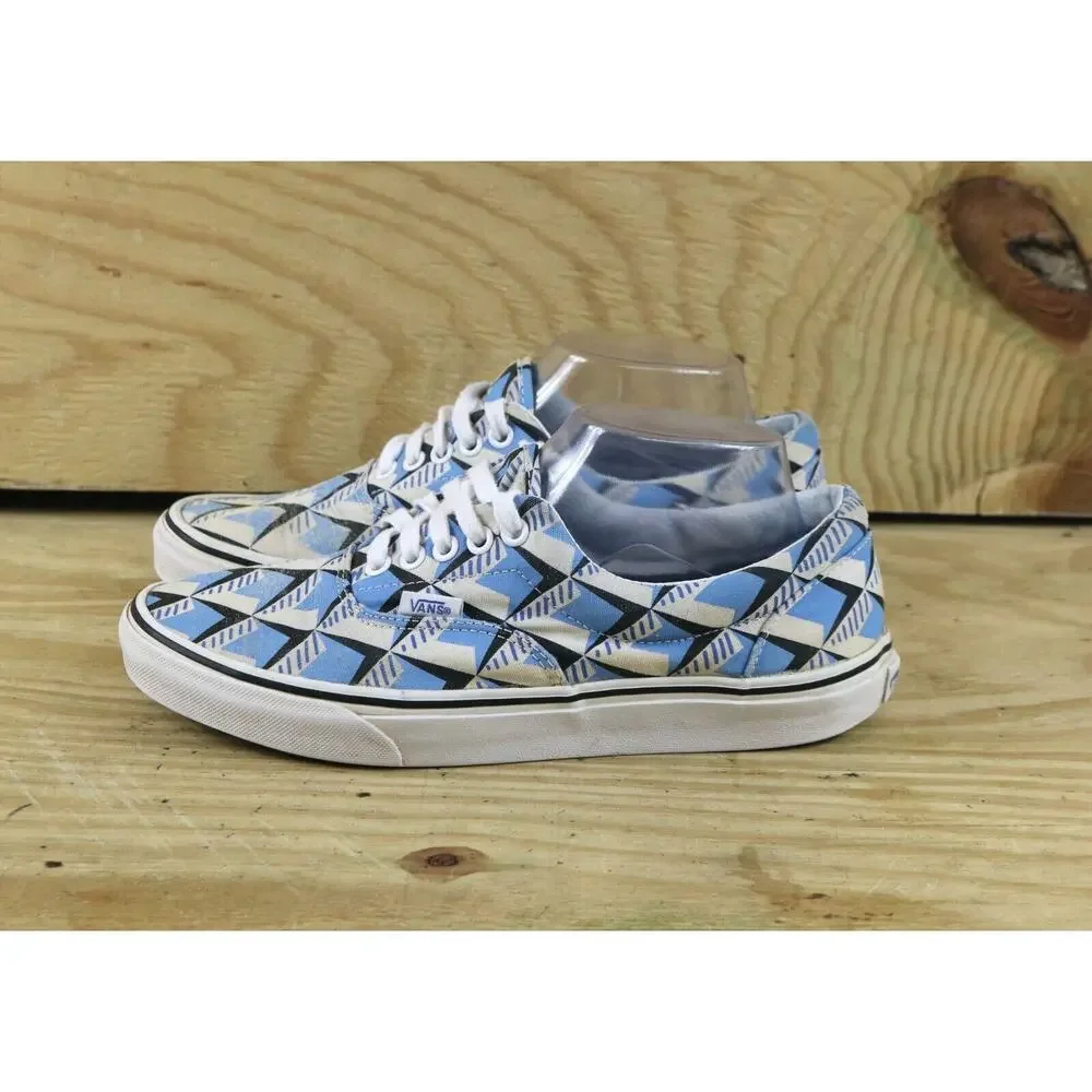 Vans x Eley Kishimoto Sneakers Womens 9 Blue Geometric Off the Wall Athletic